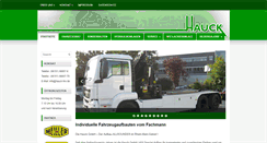 Desktop Screenshot of hauck-lkw.de